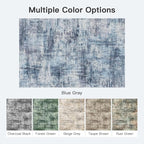 8x10 Area Rug for Living Room, Abstract Washable Non-Slip Large Rugs, Dining - Image 8