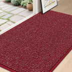 BEQHAUSE Dirt Trapper Door Mat 36" x 60", Non-Slip Washable Doormats, Low by BEQHAUSE