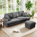 Kidirect 87in L Shaped Couch, Modular Sofa No Tool Assembly, Comfy Sectional by Kidirect