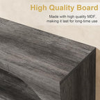 Console Table, 55-Inch Entryway Tables 3-Tier Wood Narrow Sofa Tables - Image 7