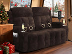 RV Loveseat Recliner Sofa, Wall Hugger Double Recliners by TiooiiReclinerSofa