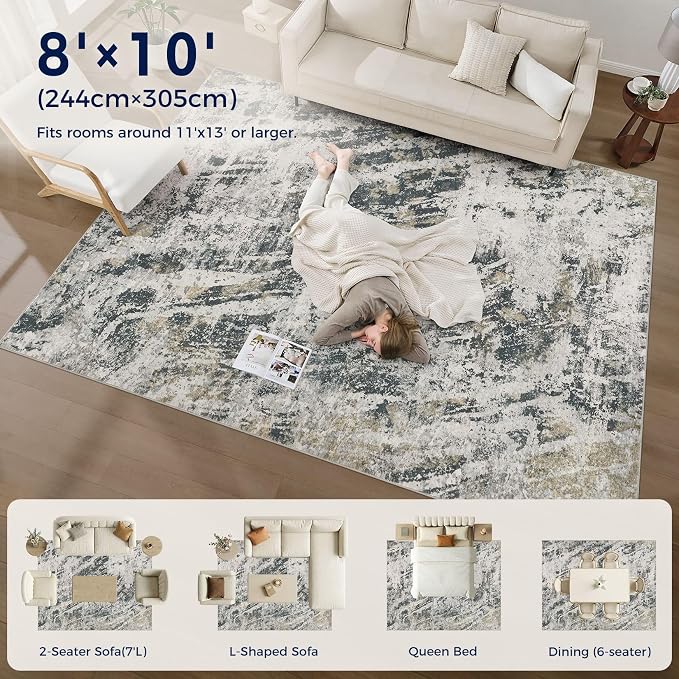 DMOYEST Area Rug Living Room Rugs - Image 5