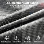 ovios 4-Piece Patio Furniture Set, Outdoor Wicker Sofa - Image 4