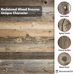 BARNWOODUSA Rustic Decorative Ladder - Image 3