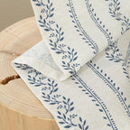 BGment Short Navy Blue Vintage Floral French Country Curtains 54 Inch Length - Image 8