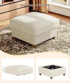 Kidirect 87in L Shaped Couch, Modular Sofa No Tool Assembly, Comfy Sectional - Image 6