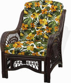 Malibu Lounge Living Accent Armchair Natural Rattan Wicker Handmade Design - Image 4
