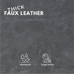 Faux Leather Fabric, Thick Durable Synthetic Repholstery Leather Vinyl - Image 2