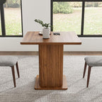 Small Square Dining Table for 2-4, 31.5 Inch Farmhouse Kitchen Table - Image 4
