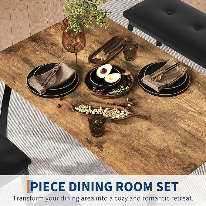 IDEALHOUSE 43'' Dining Table Set - Image 8