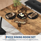 IDEALHOUSE 43'' Dining Table Set - Image 8
