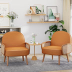 Aklaus Mid Century Modern Accent Chair Armchair - Image 9