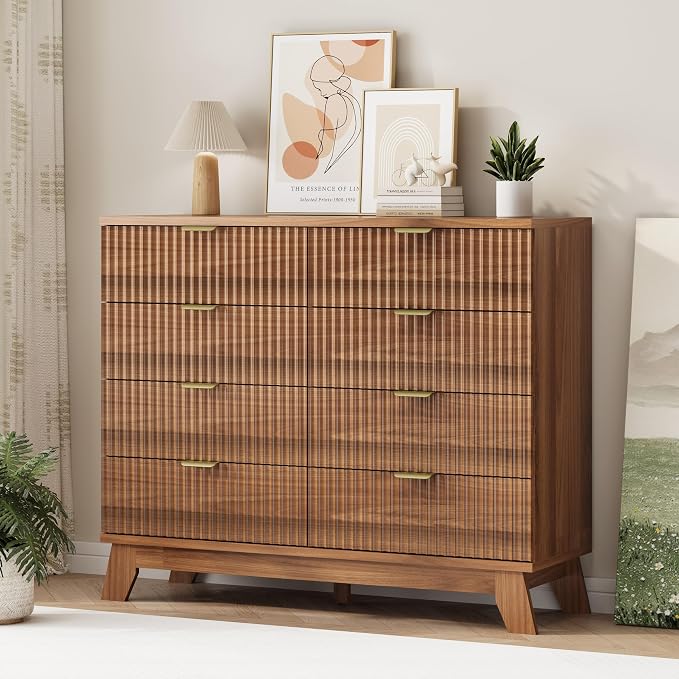 Xixini Fluted Dresser for Bedroom - Image 4