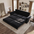 3 in 1 Convertible Sleeper Sofa Bed, 93.7" King Size Sofa Sleeper by LITVZ