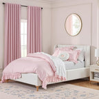100% Blackout Curtains 120 Inch Length 2 Panels Set - Image 9