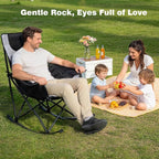 SUNNYFEEL Oversized Rocking Camping Chair 2 Pack, Fully Padded Patio Chair - Image 6