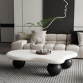47" Cloud Coffee Table for Living Room Irregular Coffee Table Modern Low Coffee by LvingRoomFurniture