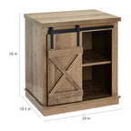 ROCKPOINT Sliding End Table - Image 3