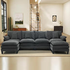 140" Cloud Couch, Modular Sectional Sofa - Image 6
