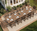 SERWALL Patio Dining Sets for 10 Person, HDPE Dining Set - Image 7