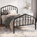 SHA CERLIN Twin Size Metal Platform Bed Frame - Image 3