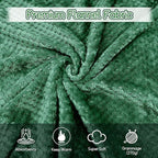 4 Pack Fleece Throw Blankets 50x60 Inches - Image 5