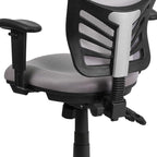 Flash Furniture Nicholas Mid-Back Swivel Office and Gaming Chair, Ergonomic - Image 8