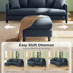 Welzona 83" Couches for Living Room, Teddy Sofa Couch - Image 3