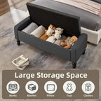 50" W Storage Ottoman Bench - Image 3