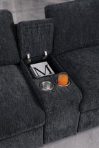 Ball & Cast 127" Oversized Modular L-Shaped Sectional Sofa, Large Chenille - Image 6
