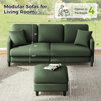 Welzona 83" Couches for Living Room, Teddy Sofa Couch - Image 2