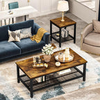 AWQM Coffee Table Industrial Coffee Table - Image 5