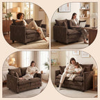 Loveseat Sofa with Cloud 3-Layer Cushion & 27" Deep Seat, Modern Love Seat - Image 9