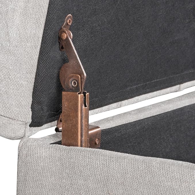 Homepop Home Decor | Tufted Ainsley Button Storage Ottoman Bench - Image 7