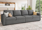 HONBAY Modular Sectional Sleeper Sofa Bed, - Image 4