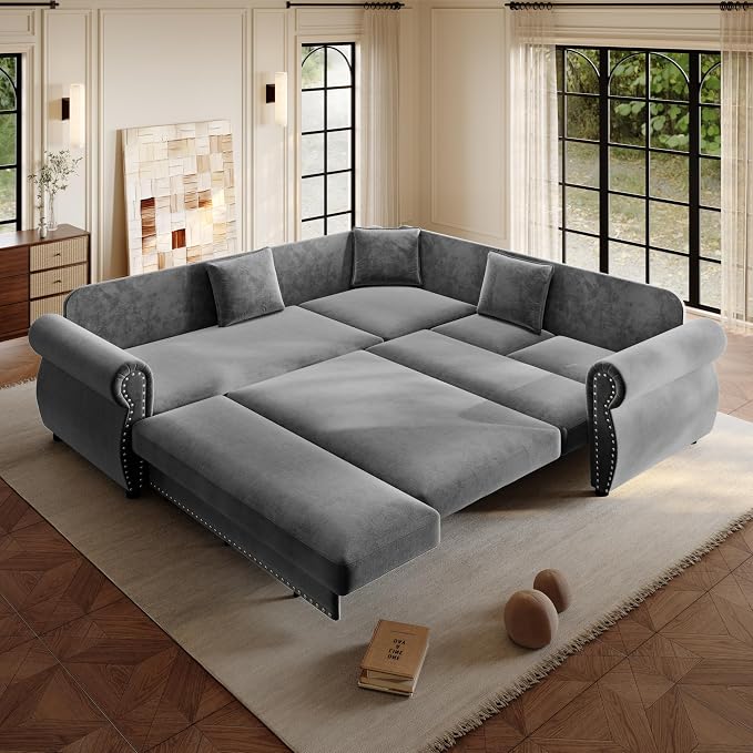 88.2" Sectional Sleeper Sofa - Image 8