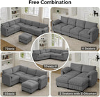 61'' Modular Loveseat Sofa - Image 7
