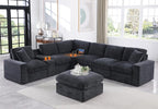 Ball & Cast 127" Oversized Modular L-Shaped Sectional Sofa, Large Chenille - Image 2
