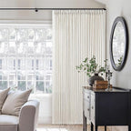 Natural Pinch Pleated Linen Curtains 112 Inches Long 2 Panels Set | Memory by Twodrapes