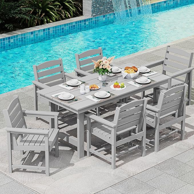 SERWALL 8-Piece Patio Dining Sets - Image 6