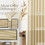 Cream Yellow Linen Curtains 90 Inches Long - Image 3