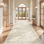 4x10 Runner Rug Non Slip, Washable Hallway Runner Rug, Nursery Room, Soft - Image 3