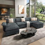HERA'S HOUSE 158" Modular Sectional Sofa, Oversized U Shaped Couches by HERASHOUSE