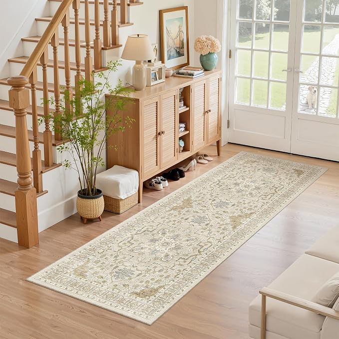 Madane Hallway Runner Rug 2x5 Washable Entry Rugs Non-Slip, Soft Low-Pile - Image 4