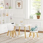 UTEX Kids Table with 2 Chairs Set - Image 3