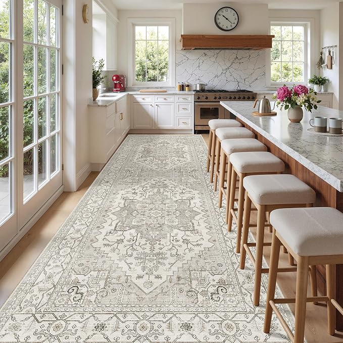 Madane 4x10 Wide Hallway Runner Rug Washable - Image 2