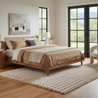 nuLOOM Jeni Beige Checkered Washable Area Rug - Image 7