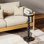 Rubber Wood‌ Small Side Table, Solid Wood‌ Round End Tables - Image 6