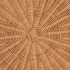 Bali & pari Dayo Scalloped Natural Rattan Console Table - Image 11