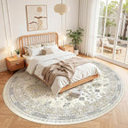 Round Rug 8ft, Circle Rug for Dining Room Table, Dining Room, Nursery Room - Image 8